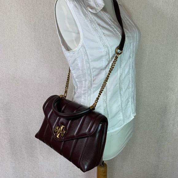 NEW Tory Burch Tempranillo Kira Small Top-Handle Satchel/Shoulder/Crossbody Bag - Picture 15 of 16